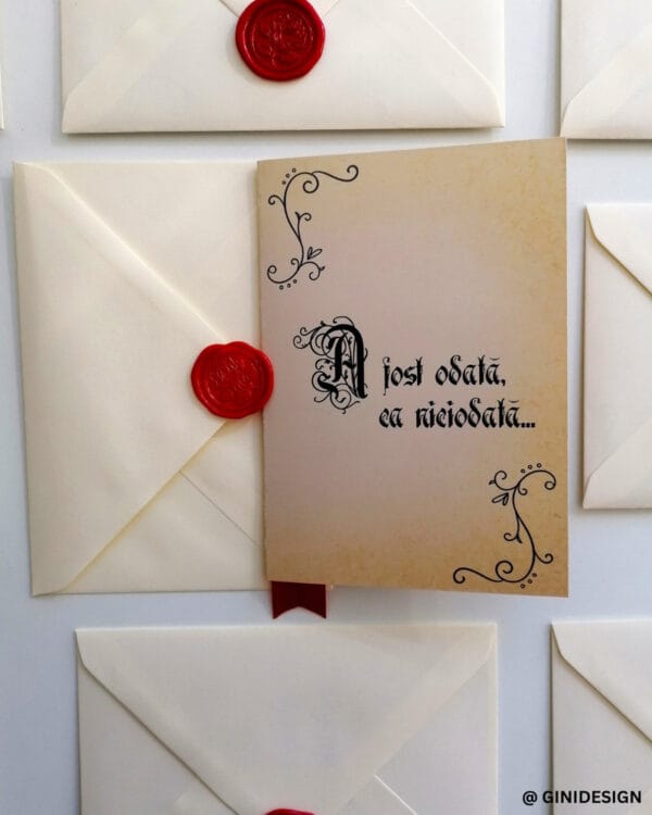invitatie de nunta basm