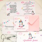 invitatie de botez unicorn