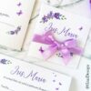 invitație de botez iris, invitație de botez florală, invitație de botez fetiță