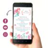 invitație botez digitală sirene