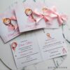 invitație de botez prințesă, invitație de botez fetiță, invitație de botez fata