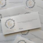 plic de bani nuntă coroniță și inițiale, plic de dar