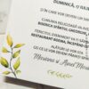 Invitatie greenery de primavara