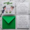 invitație nuntă și botez gemeni