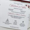 invitatie de nunta burgundy
