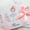 Invitație de botez balerină