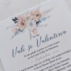 invitatie de nunta boho peach
