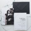Invitatie nunta foto minimalistă