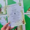 invitatie de botez cu ursulet, invitatie natura, invitatie botez padure, invitatie botez baiat
