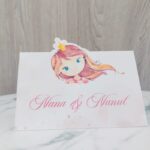 place card botez prințesă