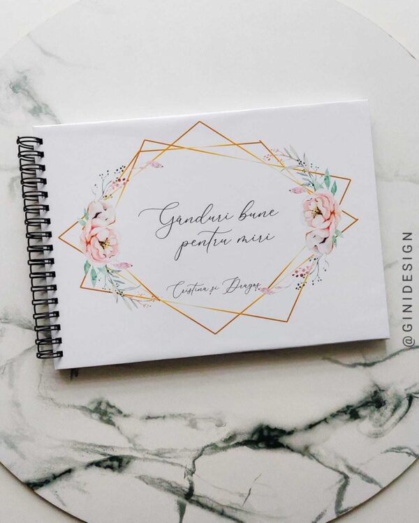 Guestbook nuntă floral