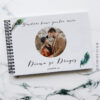 guestbook nuntă pene păun