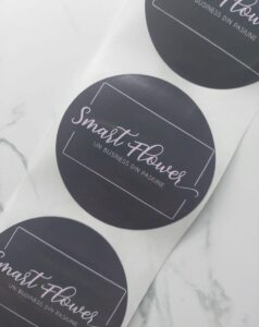 etichete adezive personalizate florarie