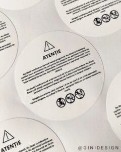 Etichete adezive personalizate lumanari