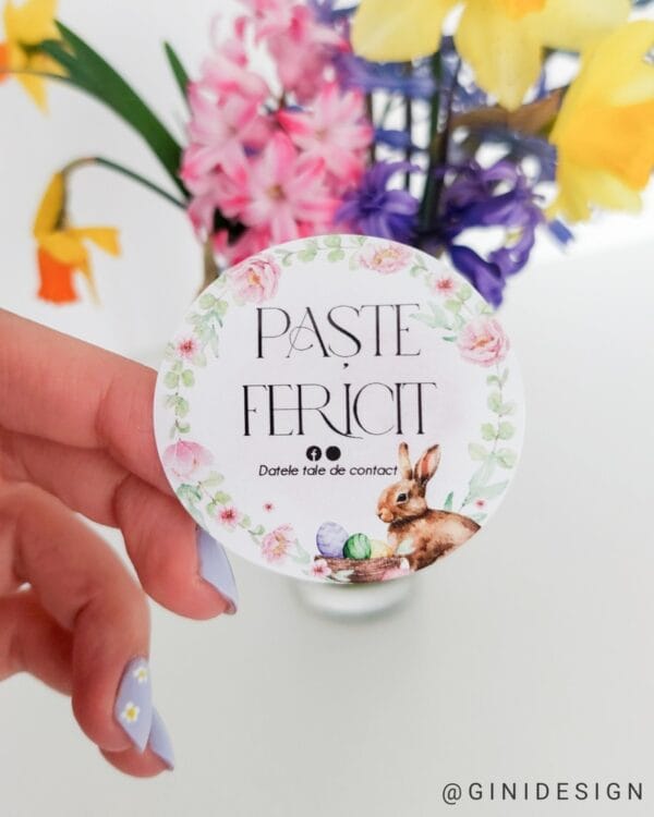 Etichete adezive personalizate Paste