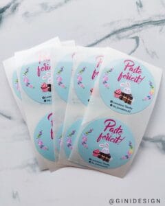 Etichete adezive personalizate Paste