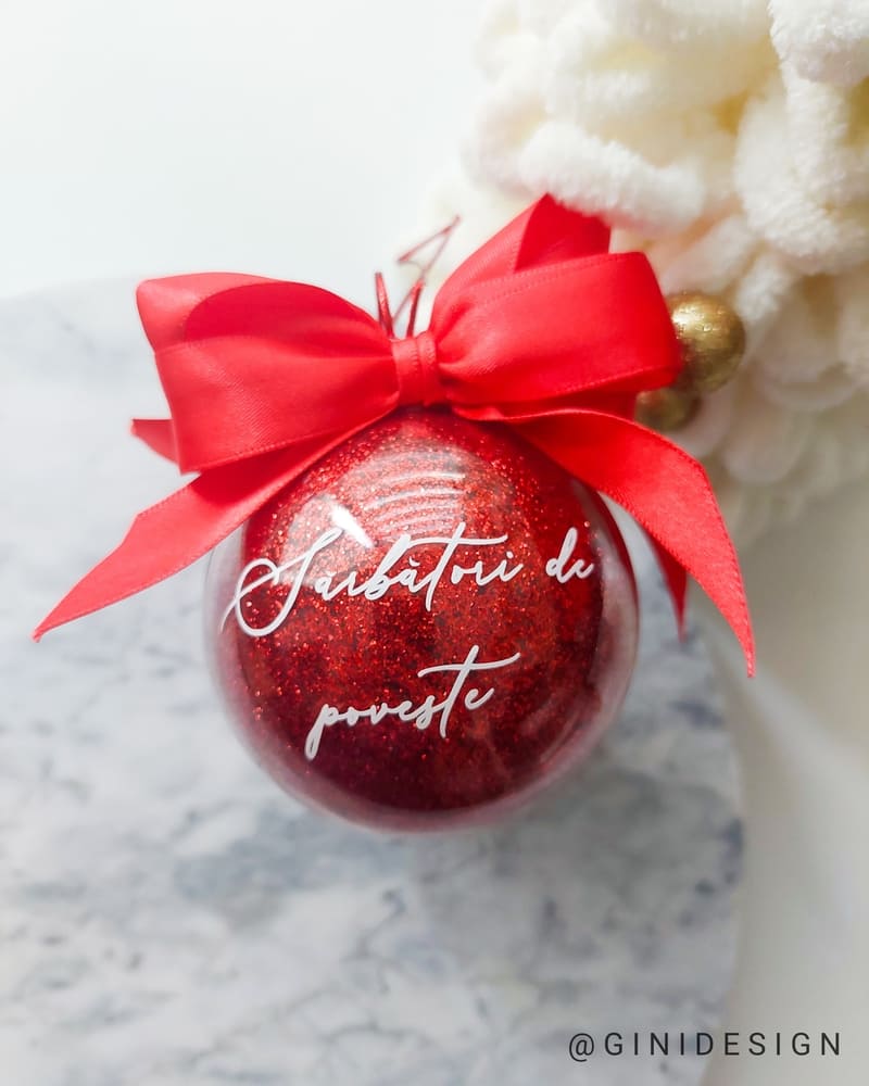 glob de crăciun personalizat, glob de crăciun, glob personalizat cu nume, ornament personalizat, ornament personalizat cu logo, glob cu logo