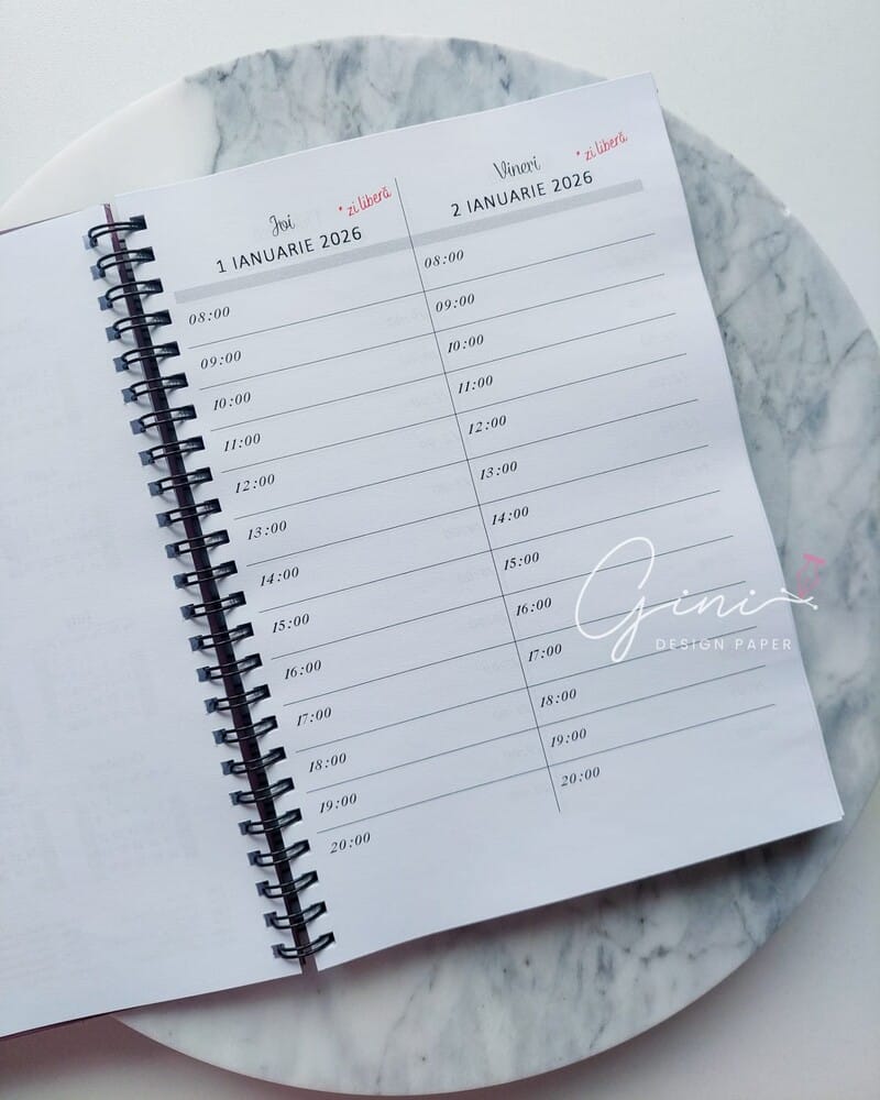 agendă datată personalizată