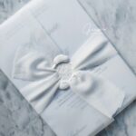 Invitație panglică mătase și sigiliu