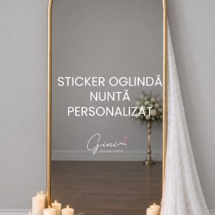 Sticker oglindă nuntă