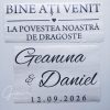 sticker oglindă nuntă