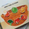 carte de activitati copii, fructe și legume