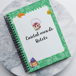 agendă rețete, caiet de rețete