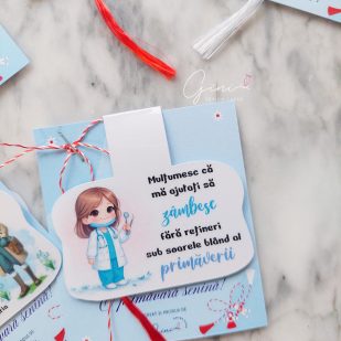 Mărțișor semn de carte magnetic dentist