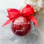 Glob personalizat cu sclipici